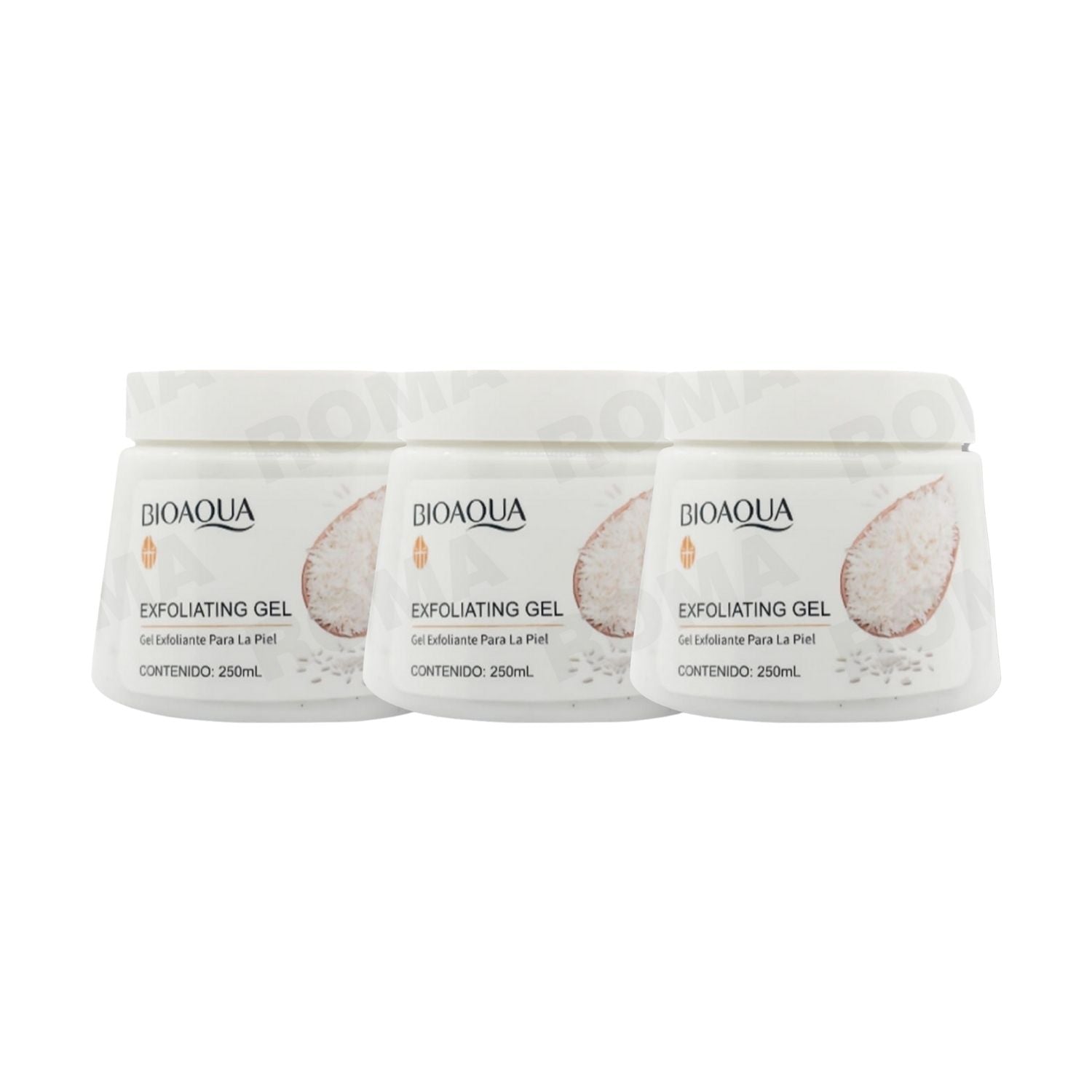 EXFOLIANTE EN GEL DE ARROZ BIOAQUA 250ML