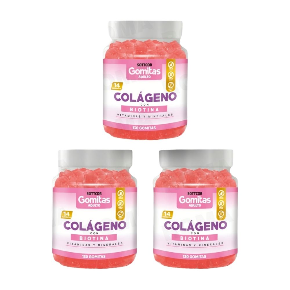 GOMITAS COLÁGENO CON BIOTINA 130UND