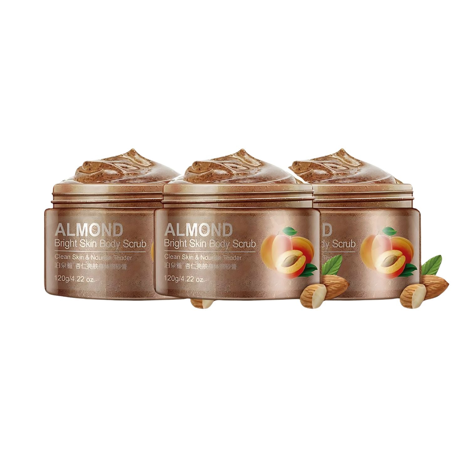 EXFOLIANTE DE ALMENDRAS Y DURAZNO BIOAQUA 120G
