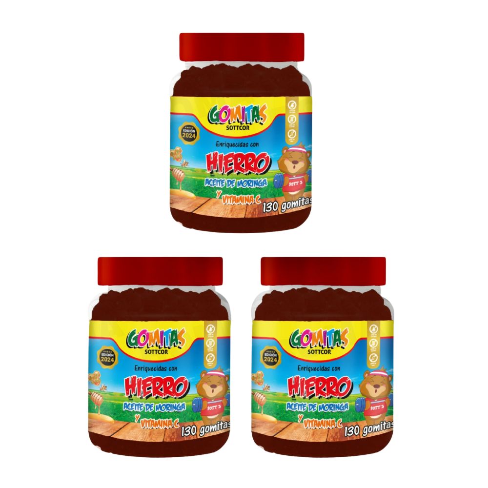 GOMITAS HIERRO NIÑOS 130UND