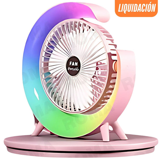 VENTILADOR RECARGABLE GIRATORIO