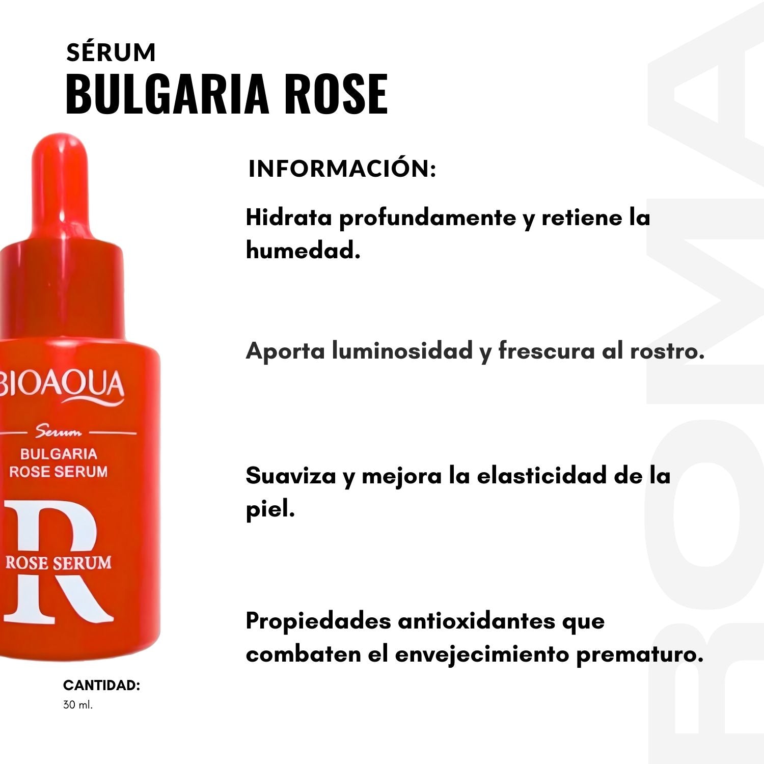 SÉRUM BULGARIA ROSE 30ML BIOAQUA