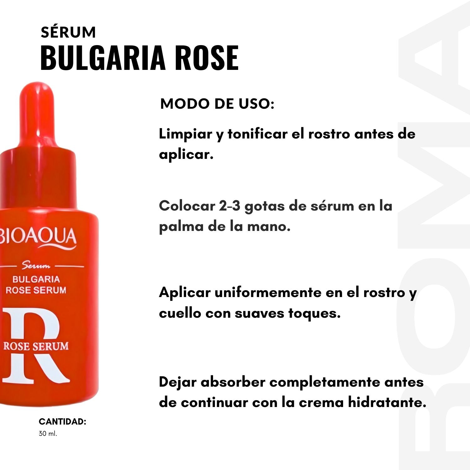 SÉRUM BULGARIA ROSE 30ML BIOAQUA