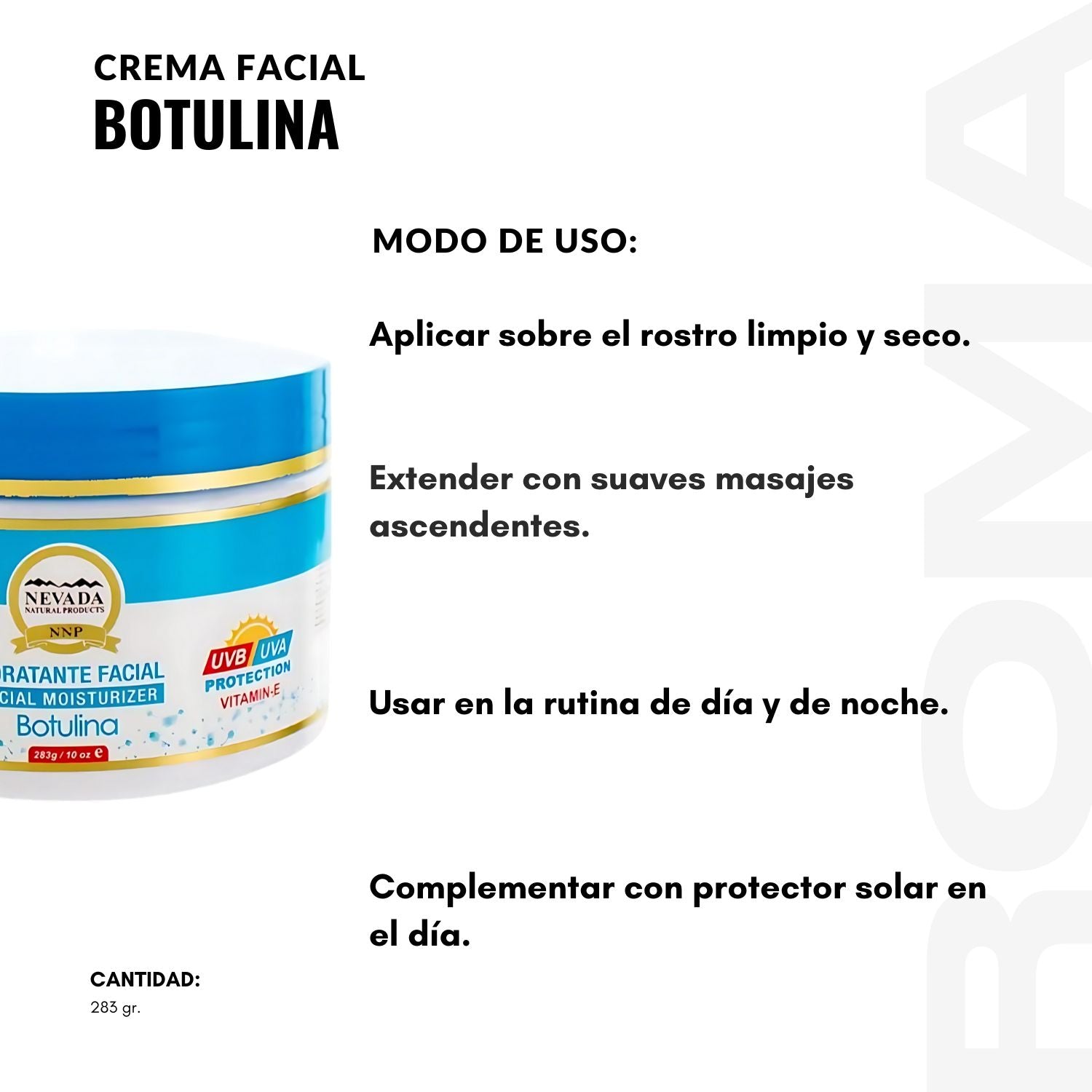 CREMA FACIAL BOTULINA 283G NEVADA