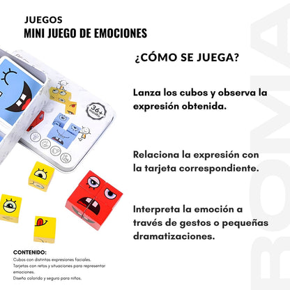 MINI JUEGO DE EMOCIONES - JUEGO DIDÁTICO