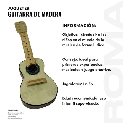 GUITARRA DE MADERA