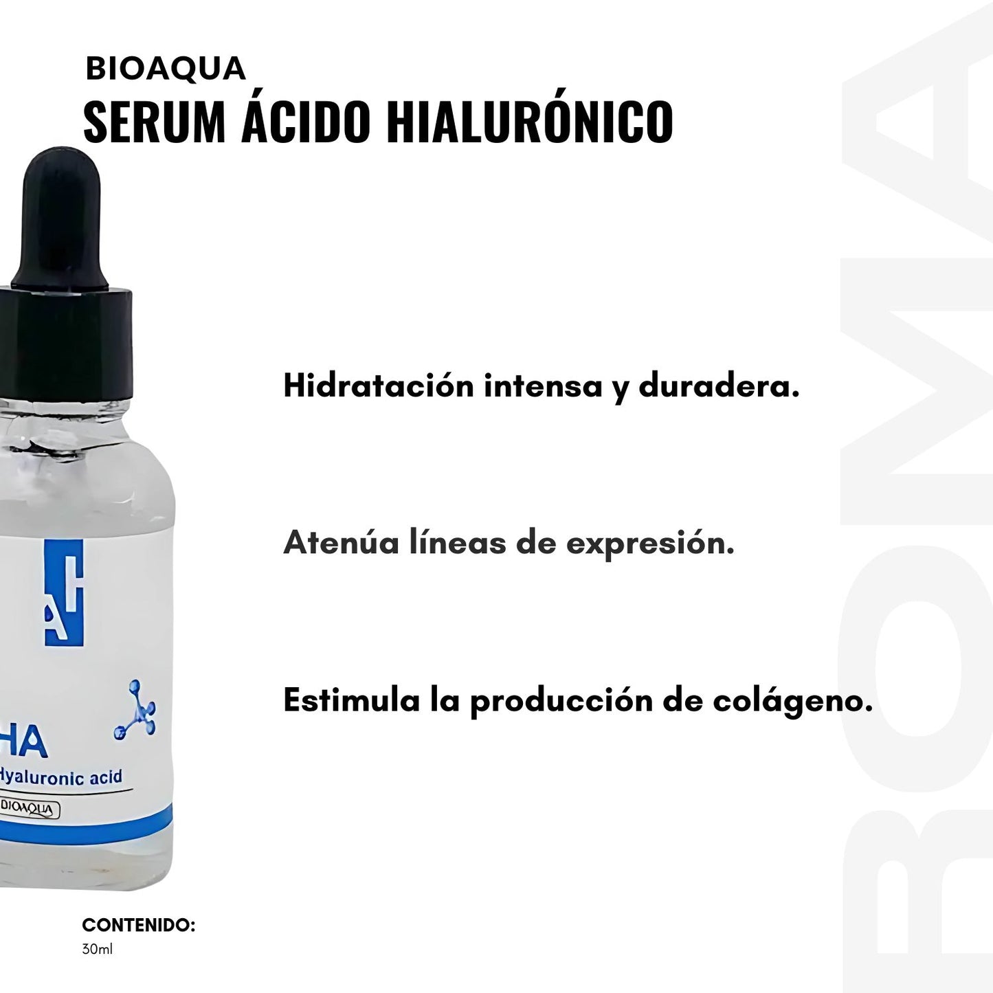 SERUM ÁCIDO HIALURÓNICO BIOAQUA 30ML