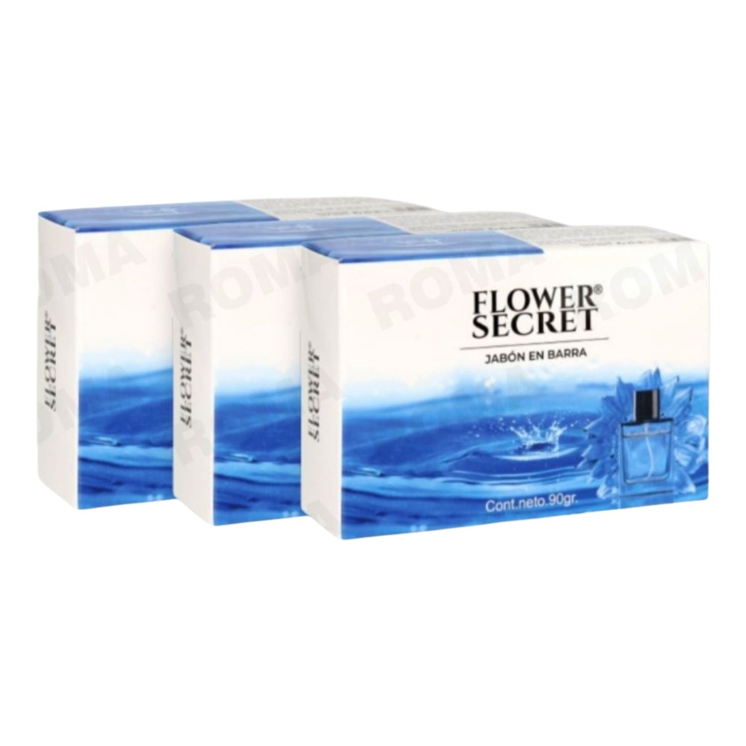 JABÓN EN BARRA AROMA A PERFUME 90G FLOWER SECRET