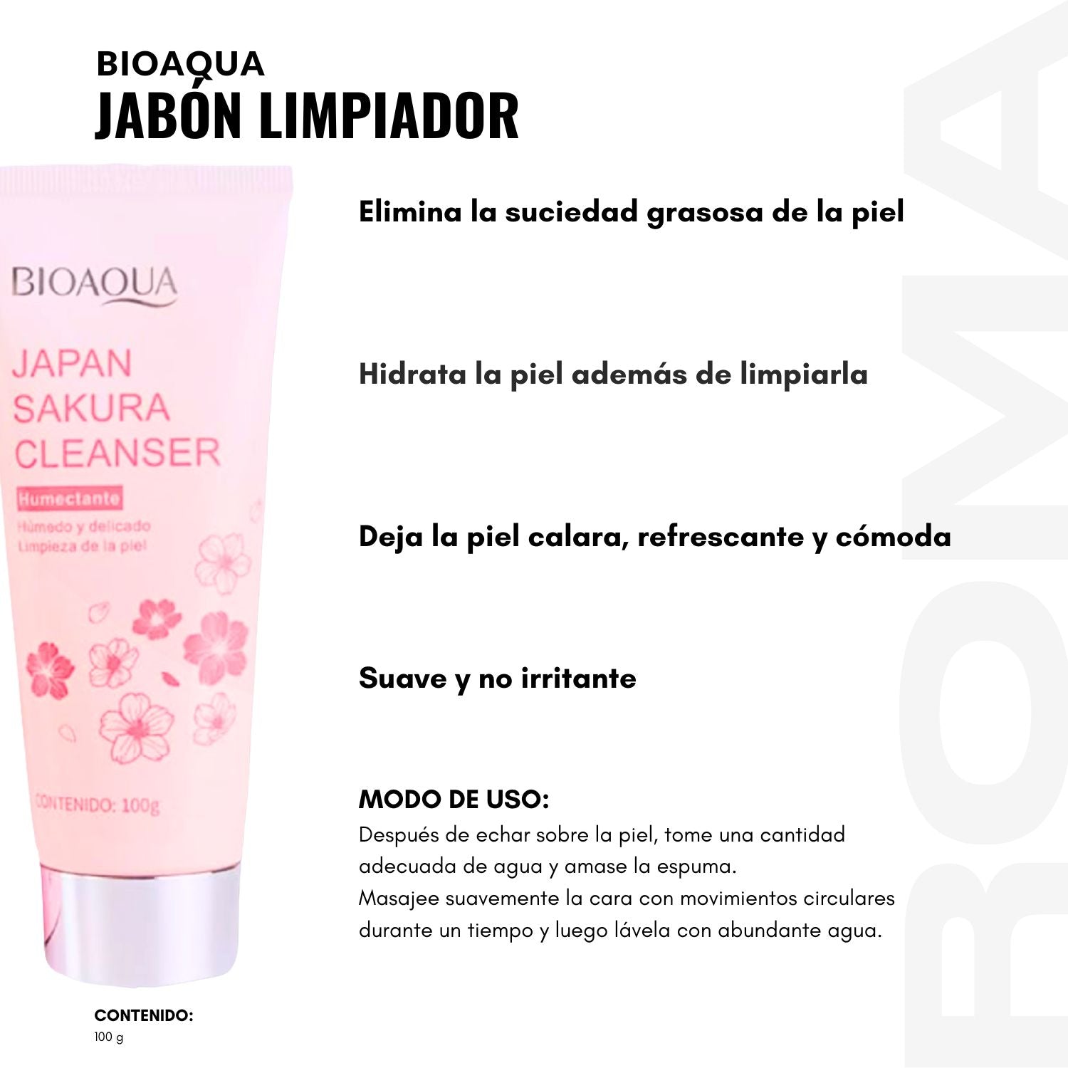JABÓN LIMPIADOR JAPAN SAKURA 100G