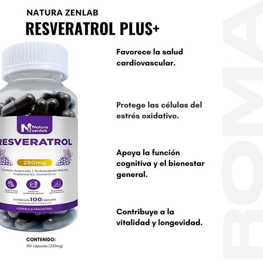 RESVERATROL PLUS+ 250MG