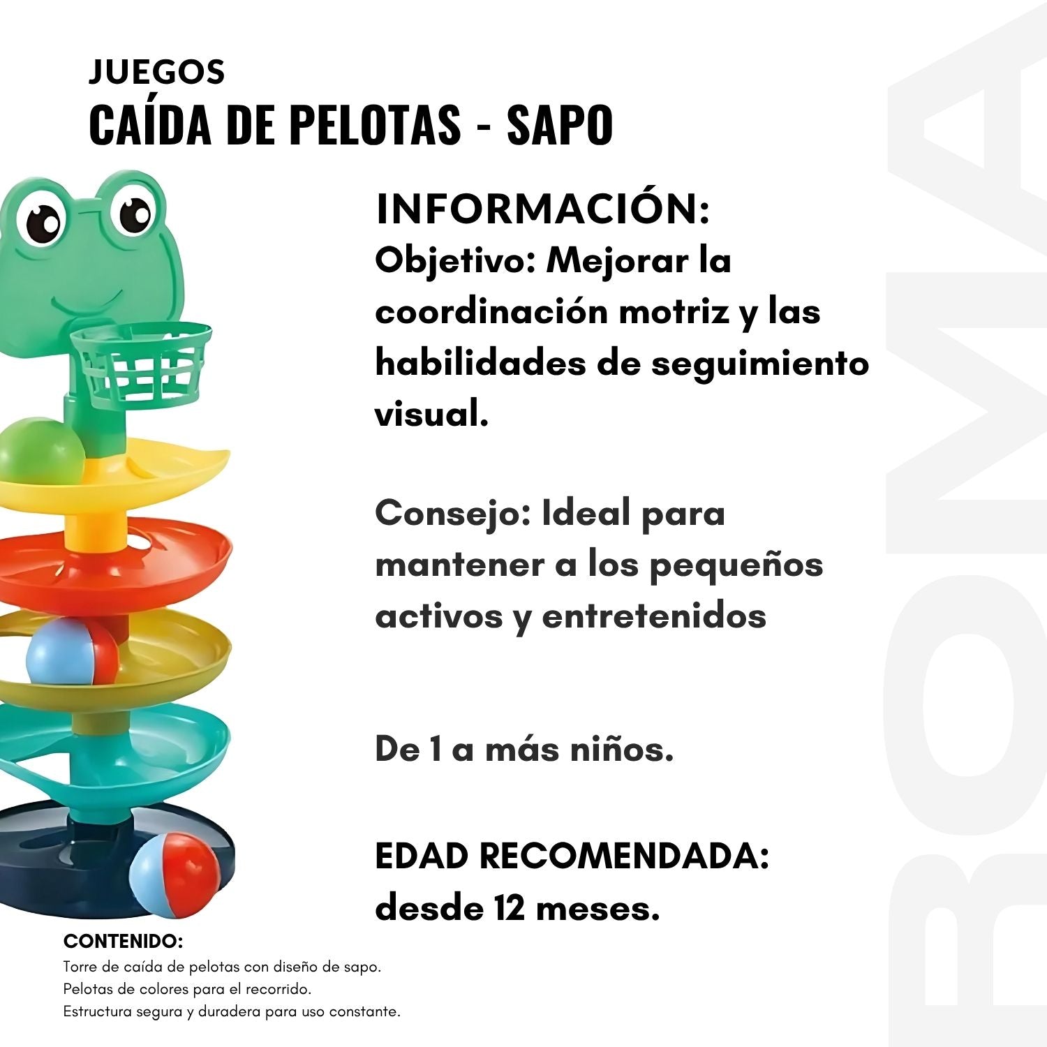 CAÍDA DE PELOTAS SAPO - JUEGO DIDÁTICO