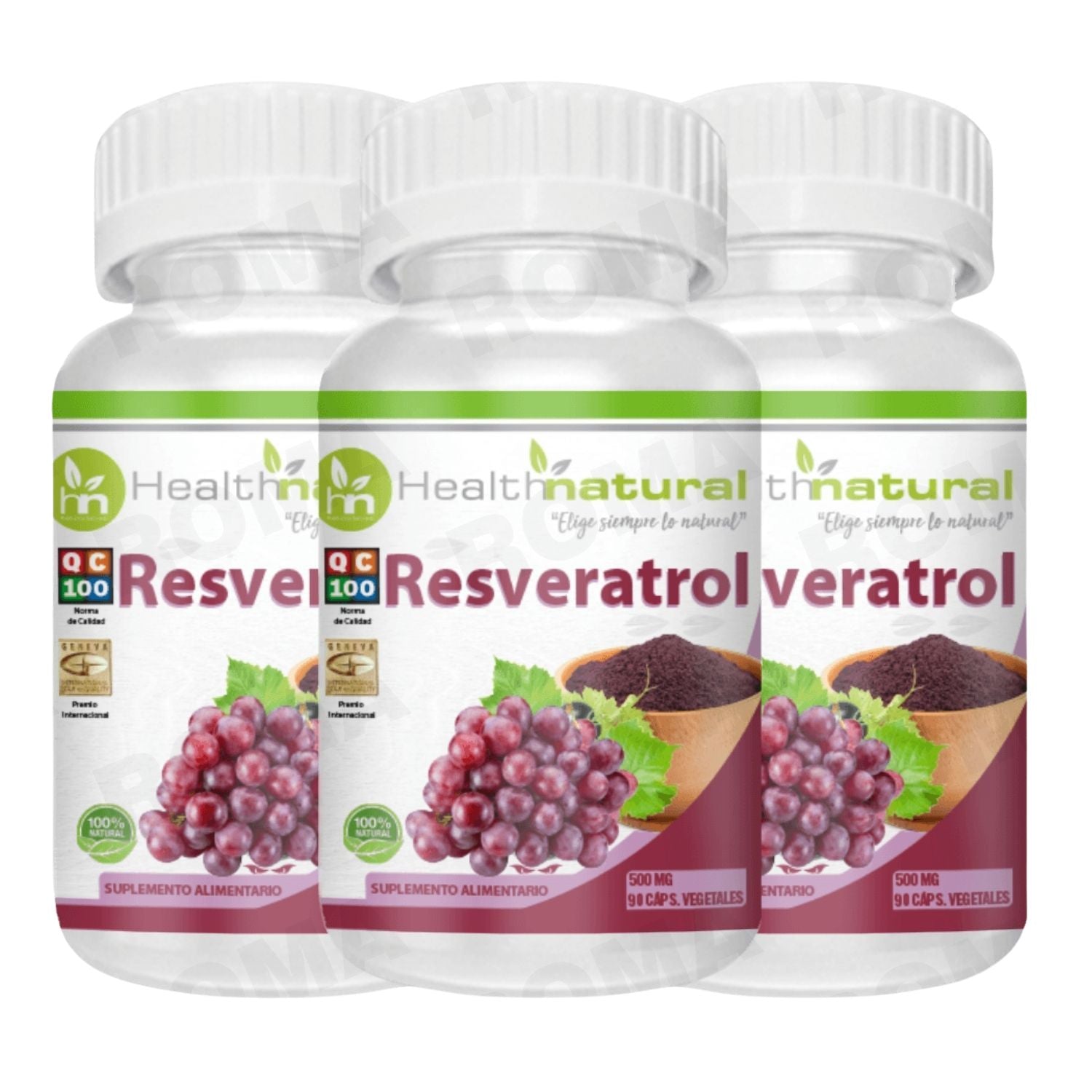 RESVERATROL HEALTHNATURAL 500MG