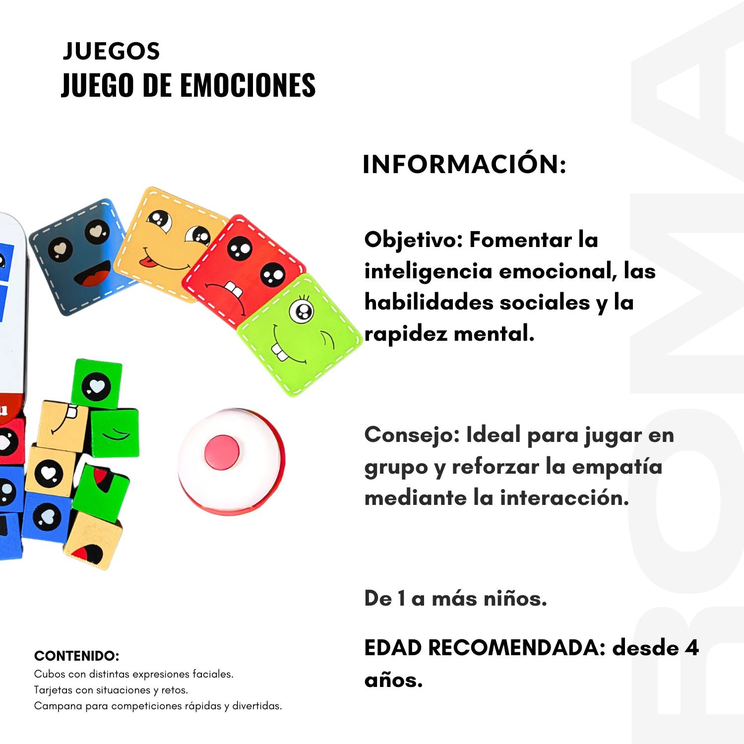 JUEGO DE EMOCIONES - JUEGO DIDÁTICO