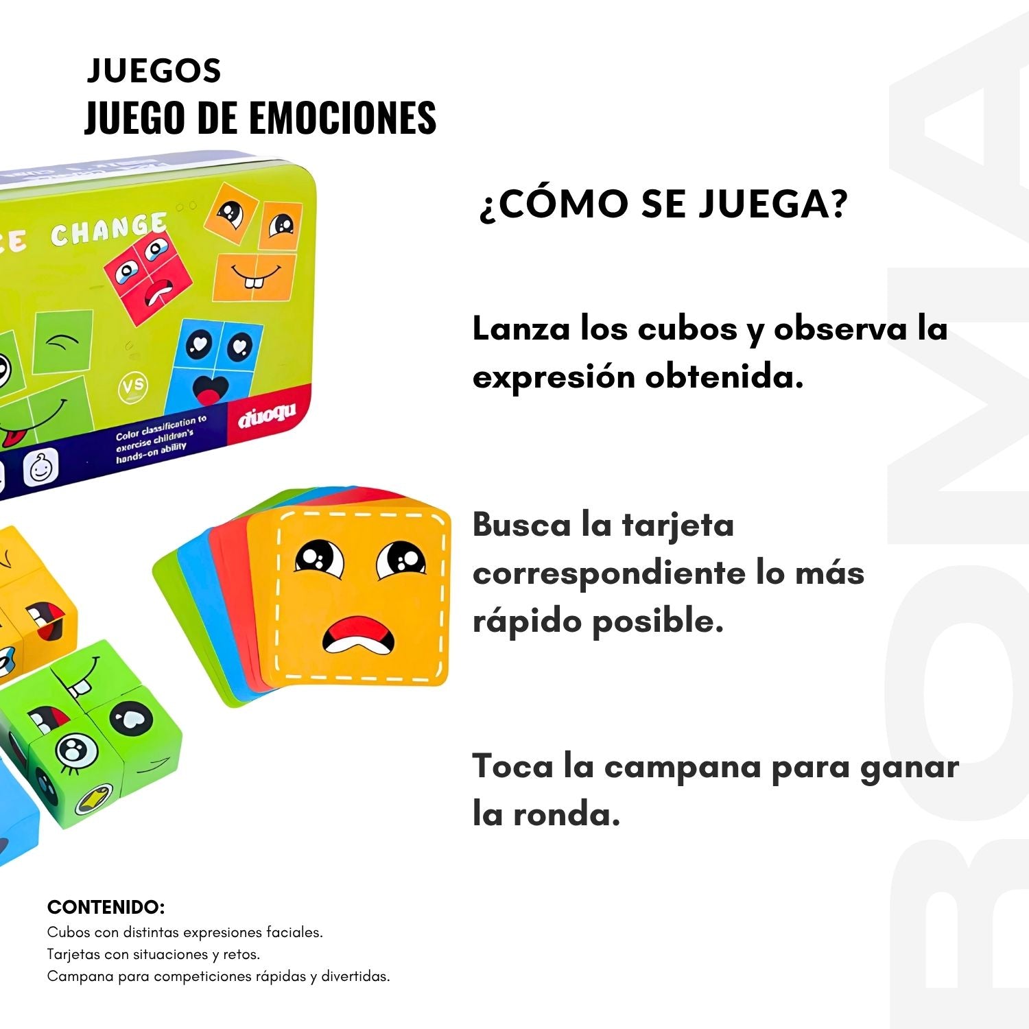 JUEGO DE EMOCIONES - JUEGO DIDÁTICO