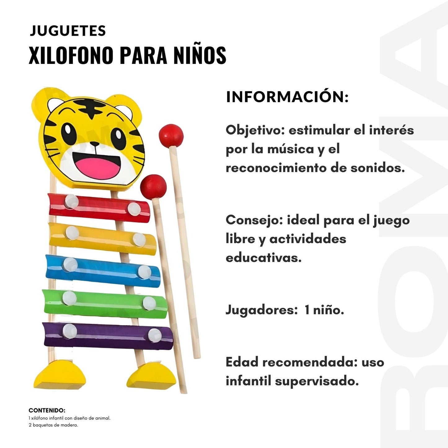 XILOFONO PARA NIÑOS