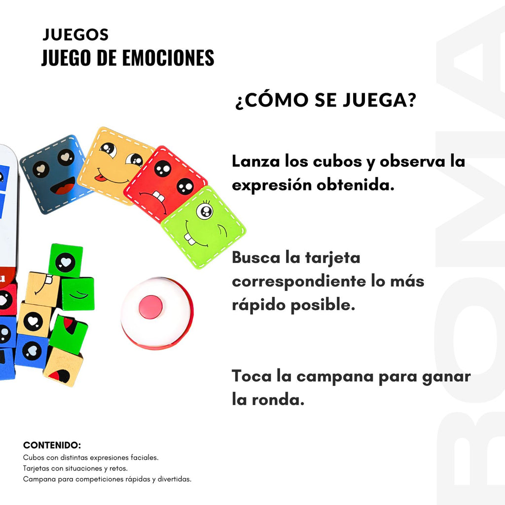 JUEGO DE EMOCIONES - JUEGO DIDÁTICO