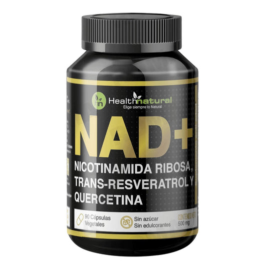 NAD+(NICOTINAMIDA, TRANS-RESVERATROL Y QUERCETINA) HEALTHNATURAL 500MG