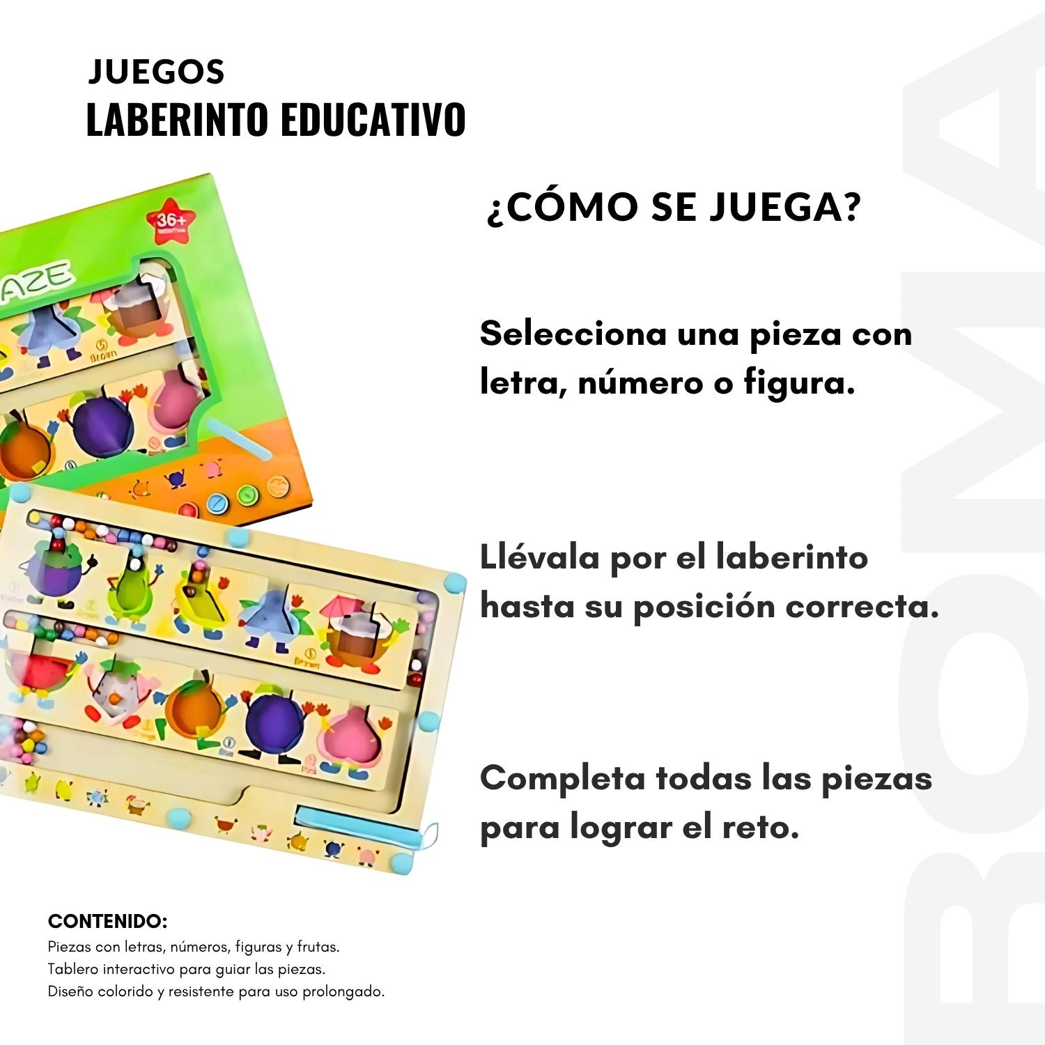 LABERINTO EDUCATIVO - JUEGO DIDÁTICO