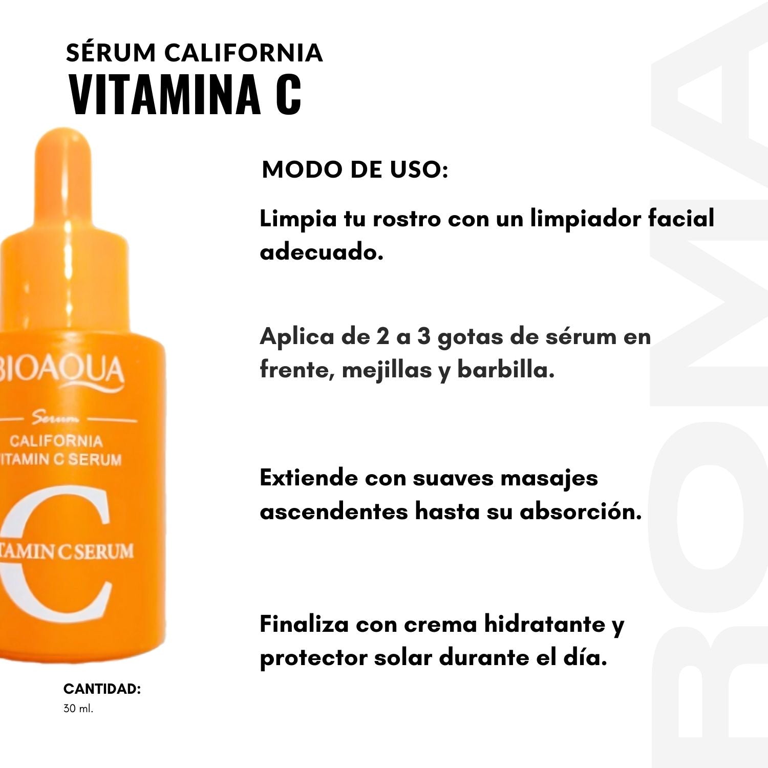 SÉRUM CALIFORNIA VITAMINA C 30ML BIOAQUA
