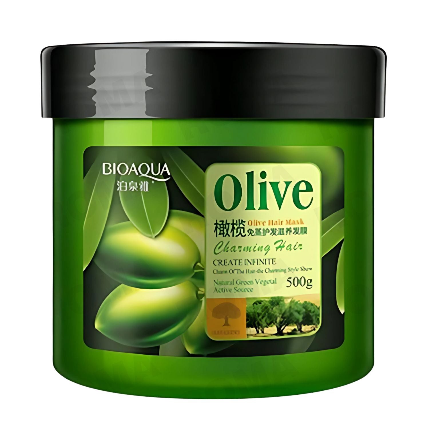 MASCARILLA DE OLIVO PARA EL CABELLO BIOAQUA 500G