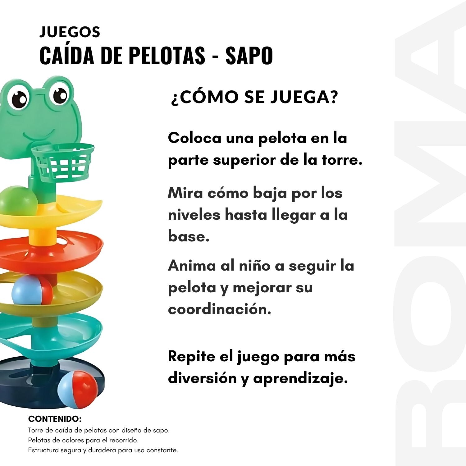 CAÍDA DE PELOTAS SAPO - JUEGO DIDÁTICO