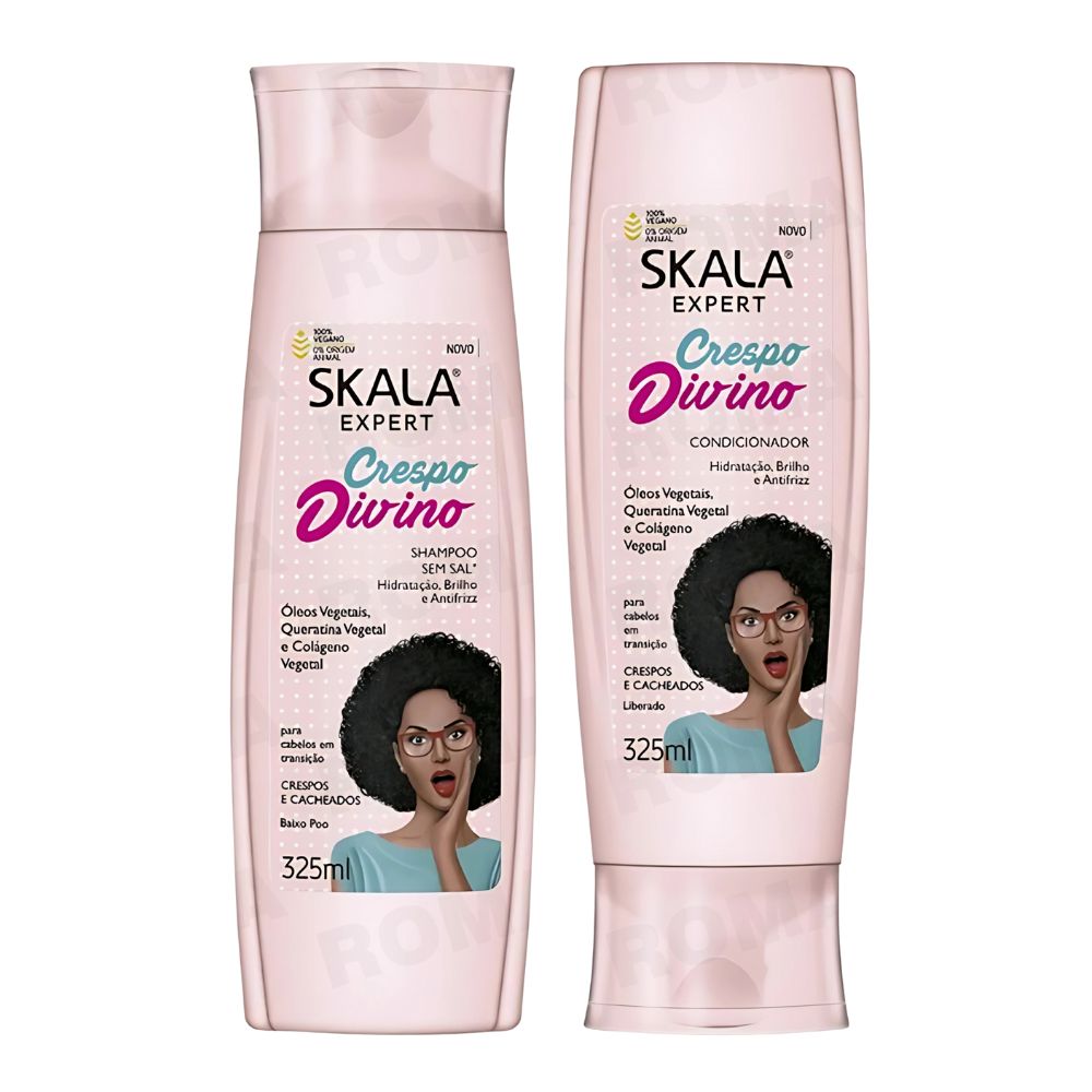 SHAMPOO + ACONDICIONADOR CRESPO DIVINO SKALA EXPERT 325ML