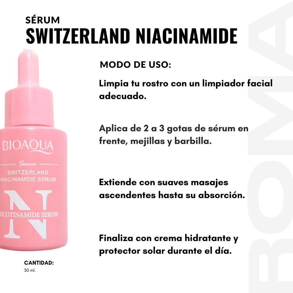 SÉRUM SWITZERLAND NIACINAMIDE 30ML BIOAQUA