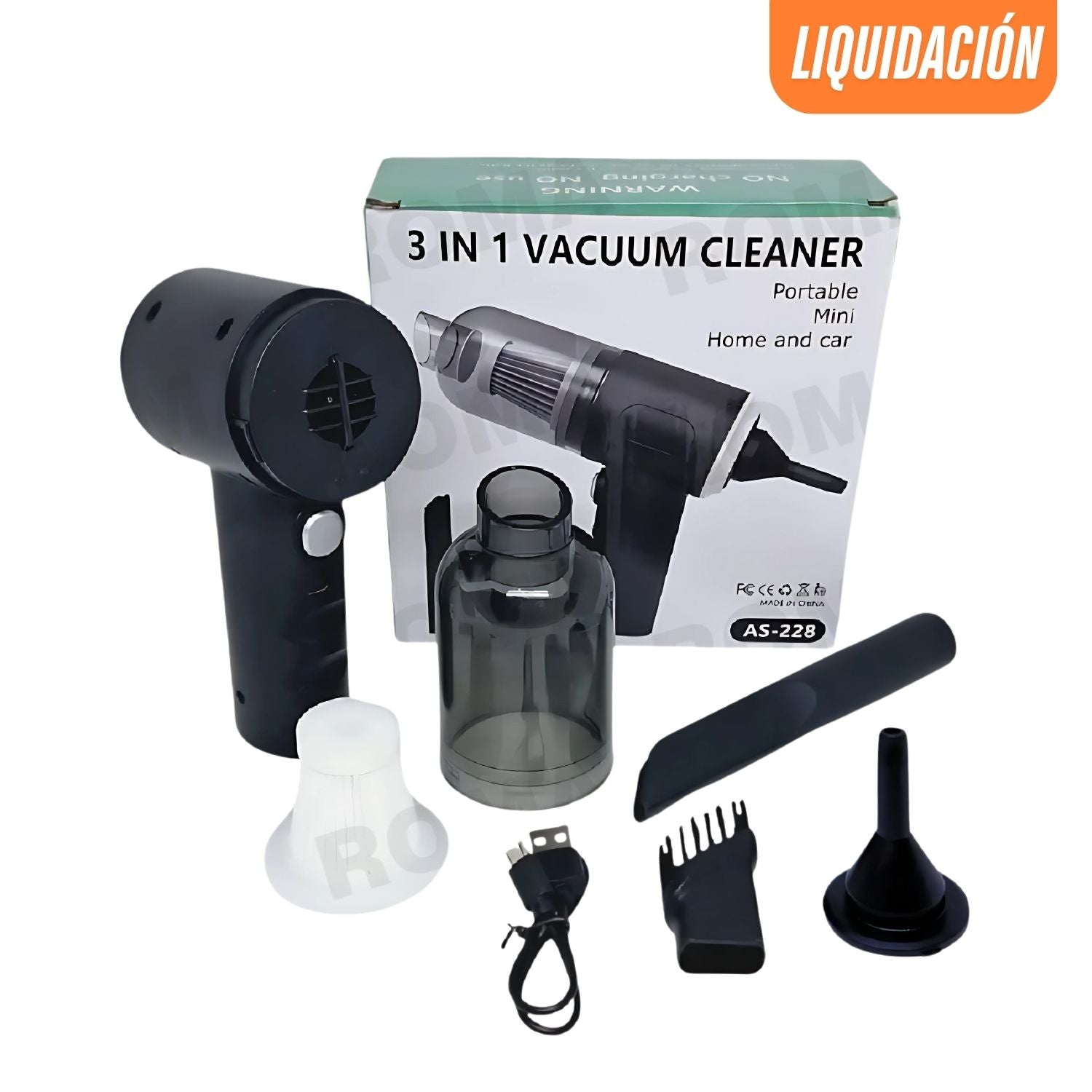 ASPIRADORA INALÁMBRICA RECARGABLE 3 EN 1