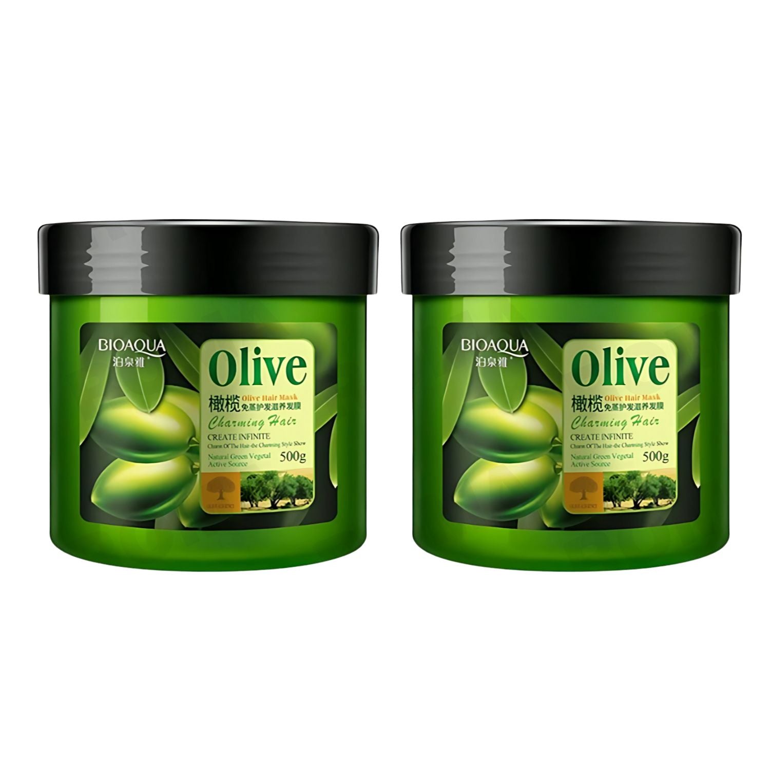 MASCARILLA DE OLIVO PARA EL CABELLO BIOAQUA 500G