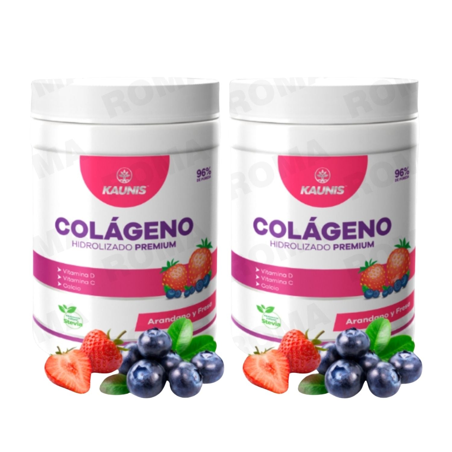 COLÁGENO HIDROLIZADO ARÁNDANOS Y FRESA 500G