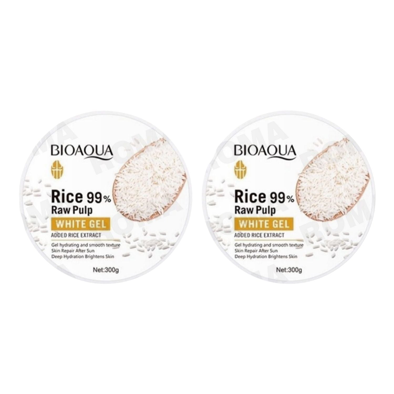 GEL HIDRATANTE Y REPARADOR FACIAL DE ARROZ BIOAQUA 300G