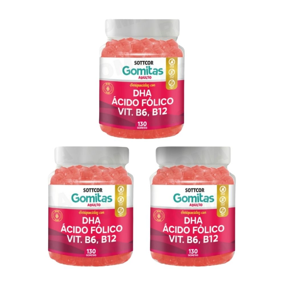 GOMITAS DHA ÁCIDO FÓLICO 130UND