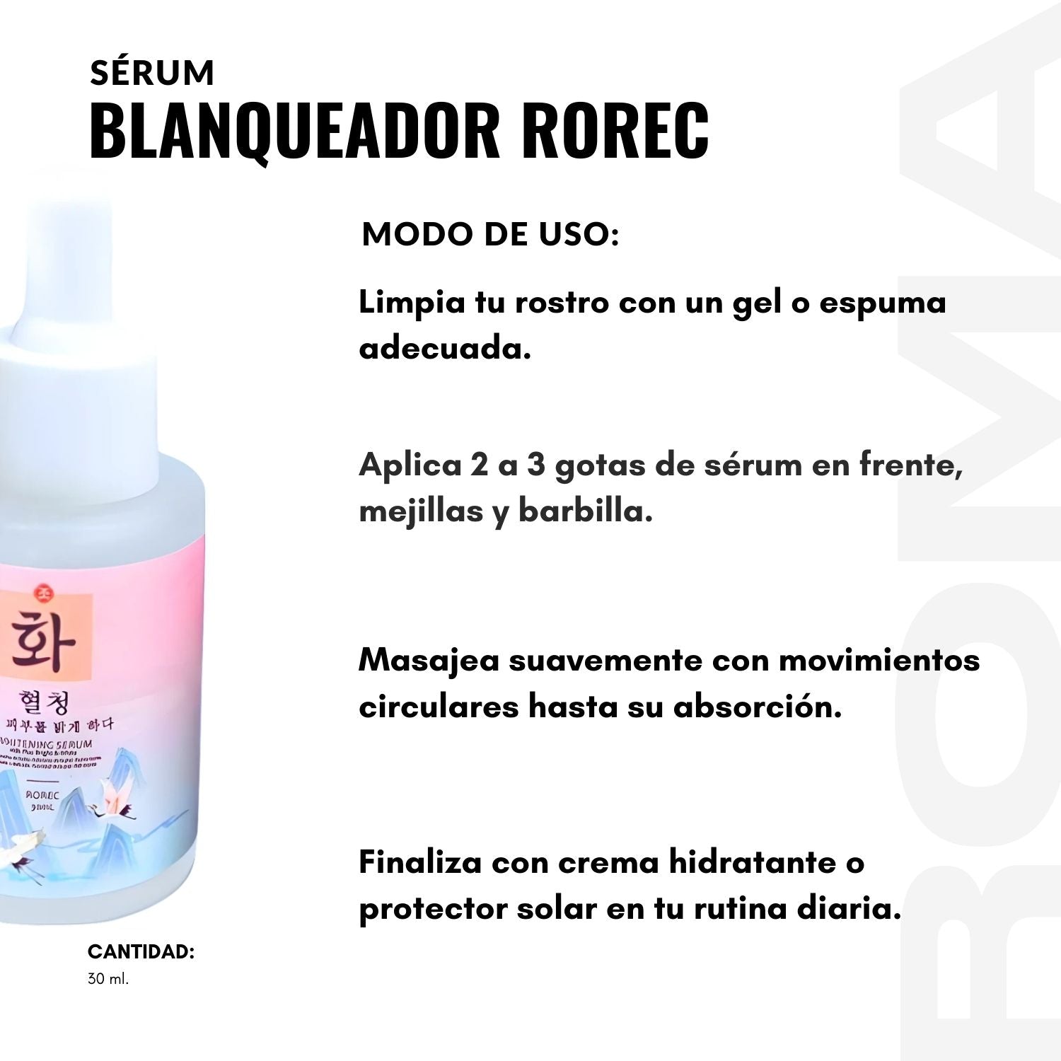 SÉRUM BLANQUEADOR ROREC 30ML