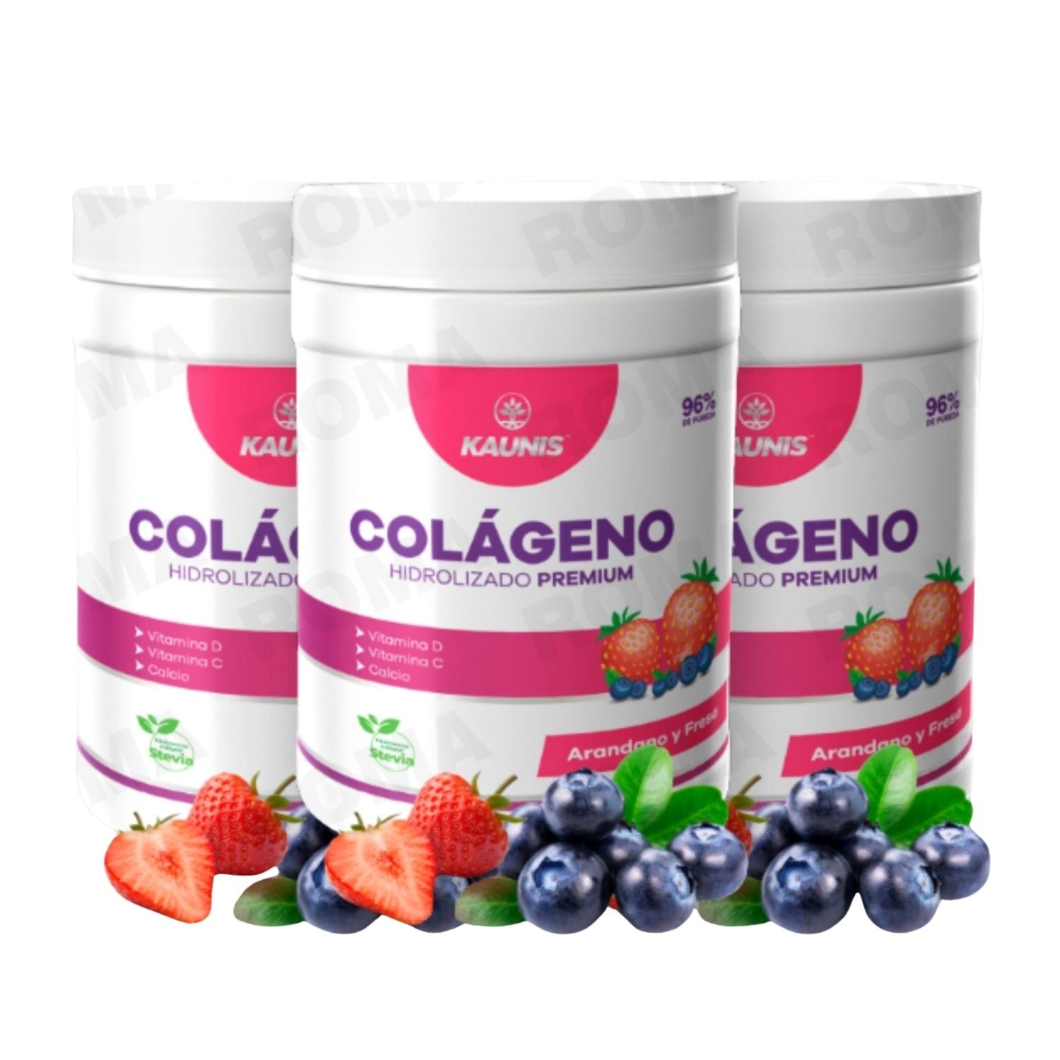 COLÁGENO HIDROLIZADO ARÁNDANOS Y FRESA 500G