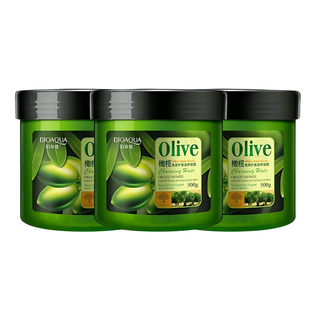 MASCARILLA DE OLIVO PARA EL CABELLO BIOAQUA 500G