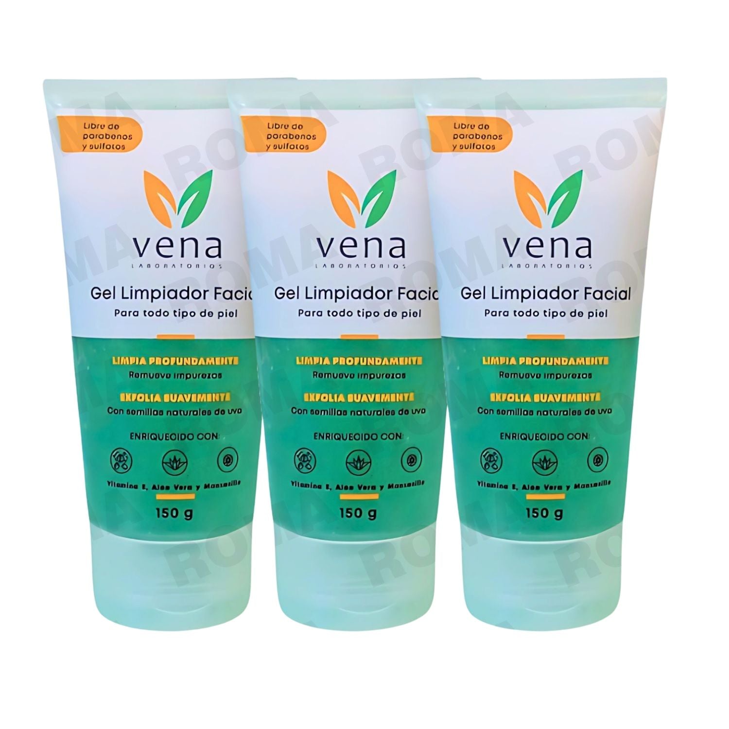 GEL LIMPIADOR FACIAL VENA 150G
