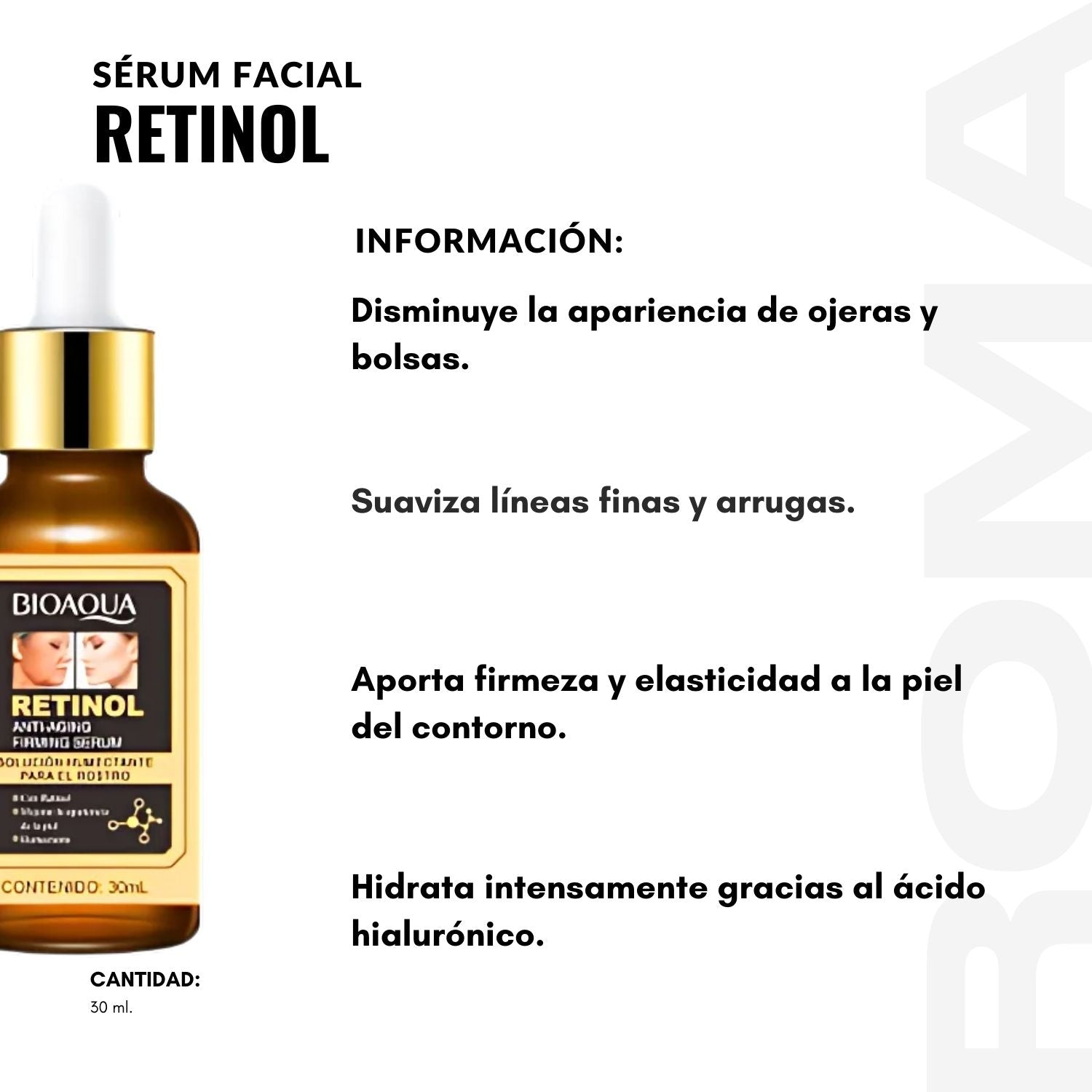 SÉRUM FACIAL RETINOL 30ML BIOAQUA