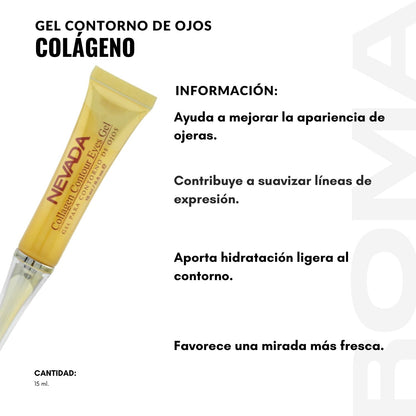 GEL CONTORNO DE OJOS COLÁGENO 15ML NEVADA
