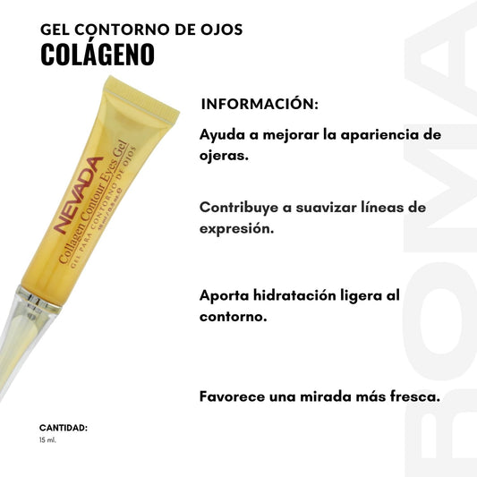 GEL CONTORNO DE OJOS COLÁGENO 15ML NEVADA