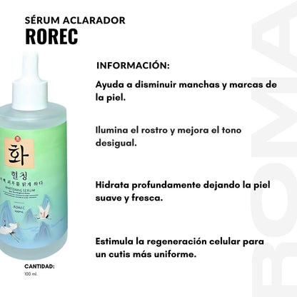 SÉRUM ACLARADOR ROREC 100ML