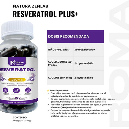 RESVERATROL PLUS+ 250MG