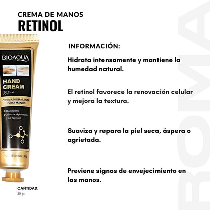 CREMA DE MANOS RETINOL 30G BIOAQUA