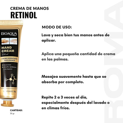CREMA DE MANOS RETINOL 30G BIOAQUA