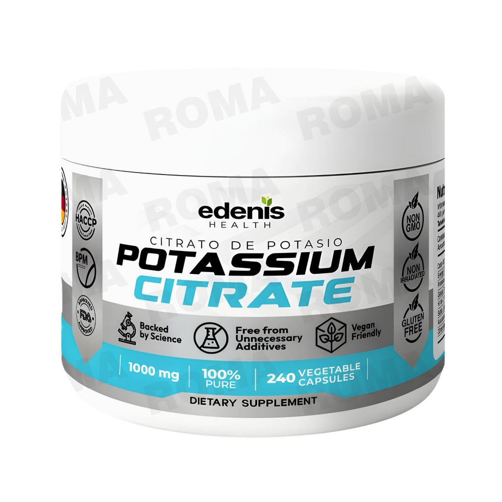 CITRATO DE POTASIO 240 CÁPSULAS EDENIS HEALTH
