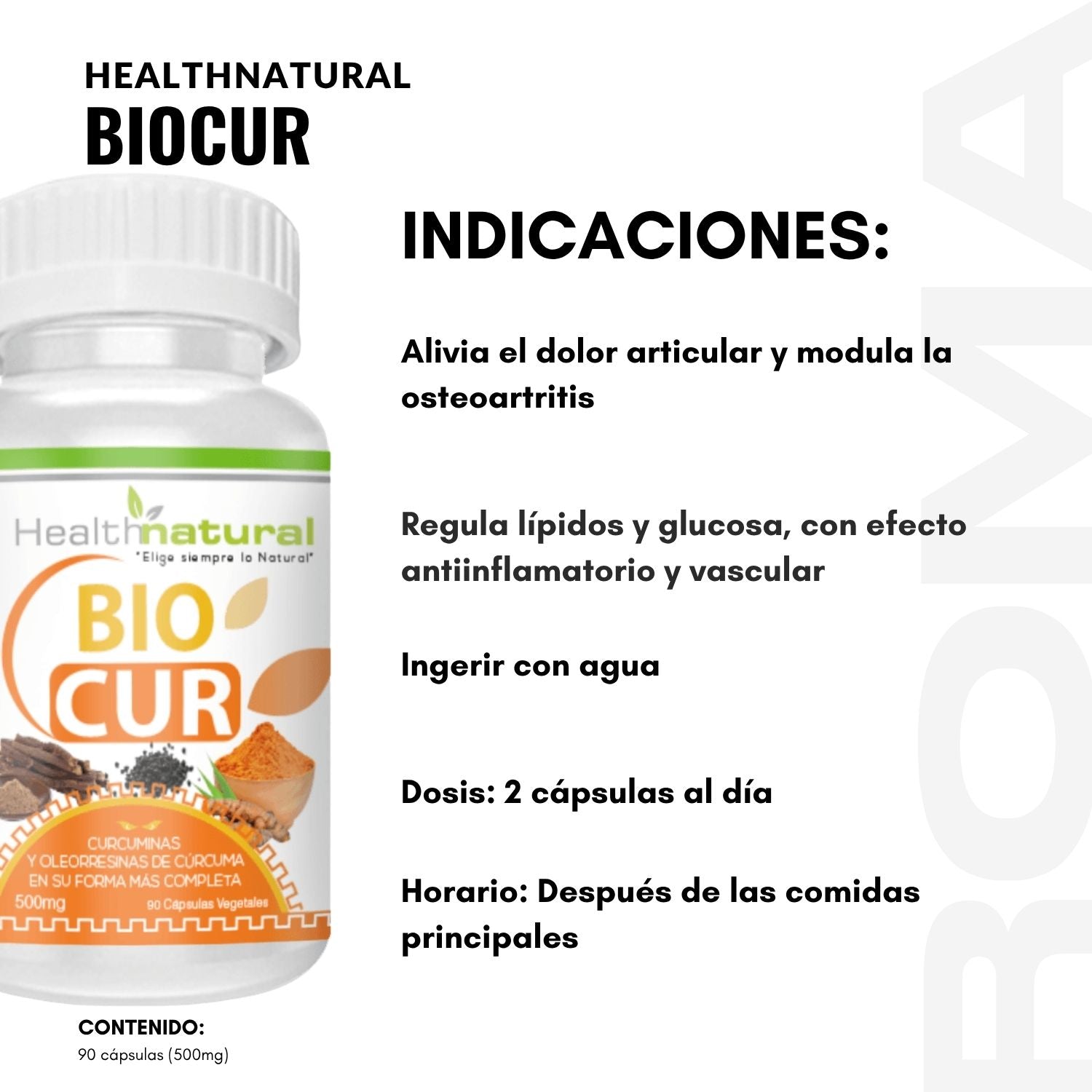 BIOCUR HEALTHNATURAL 500MG