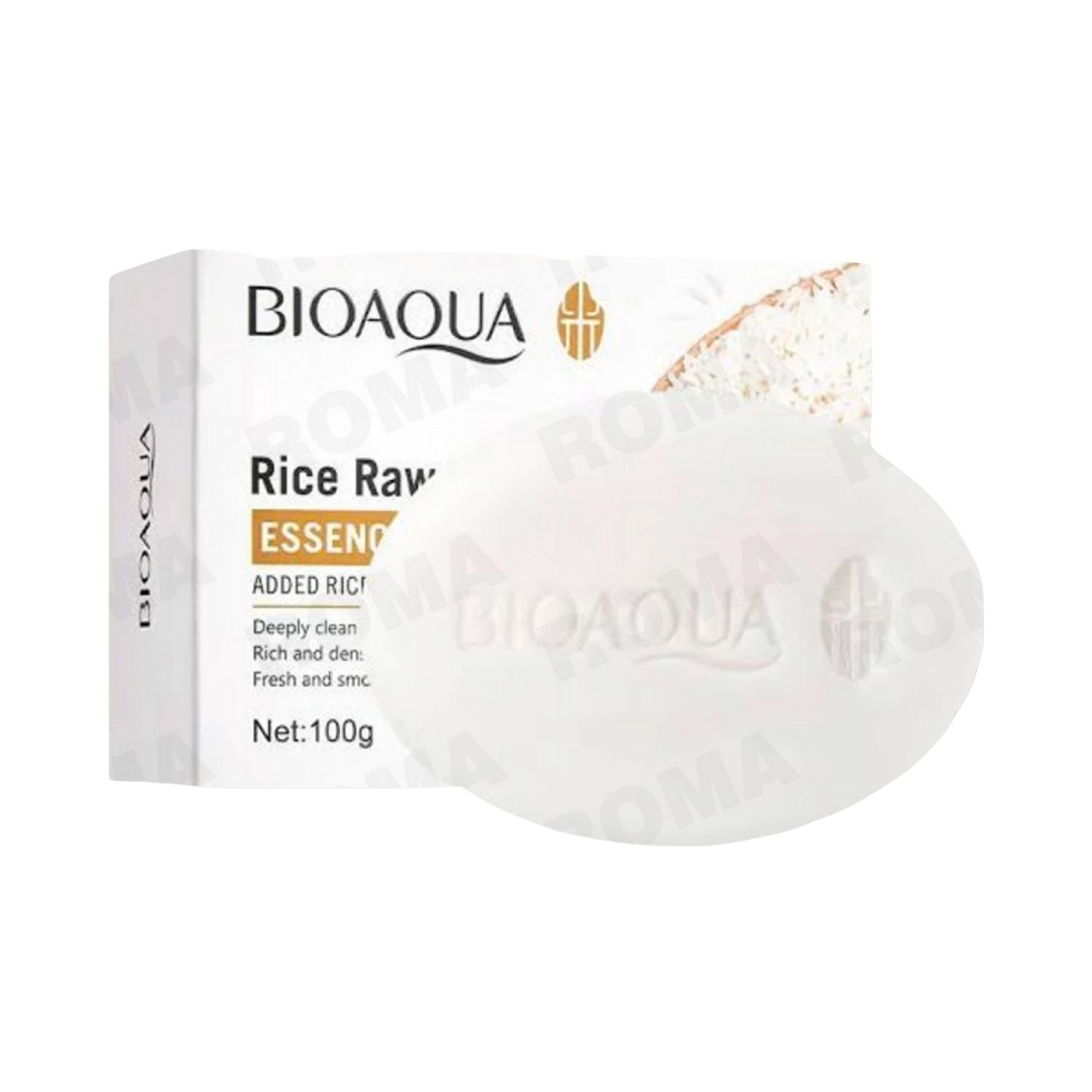 JABON ACLARANTE DE ARROZ BIOAQUA 100G