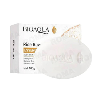 JABON ACLARANTE DE ARROZ BIOAQUA 100G