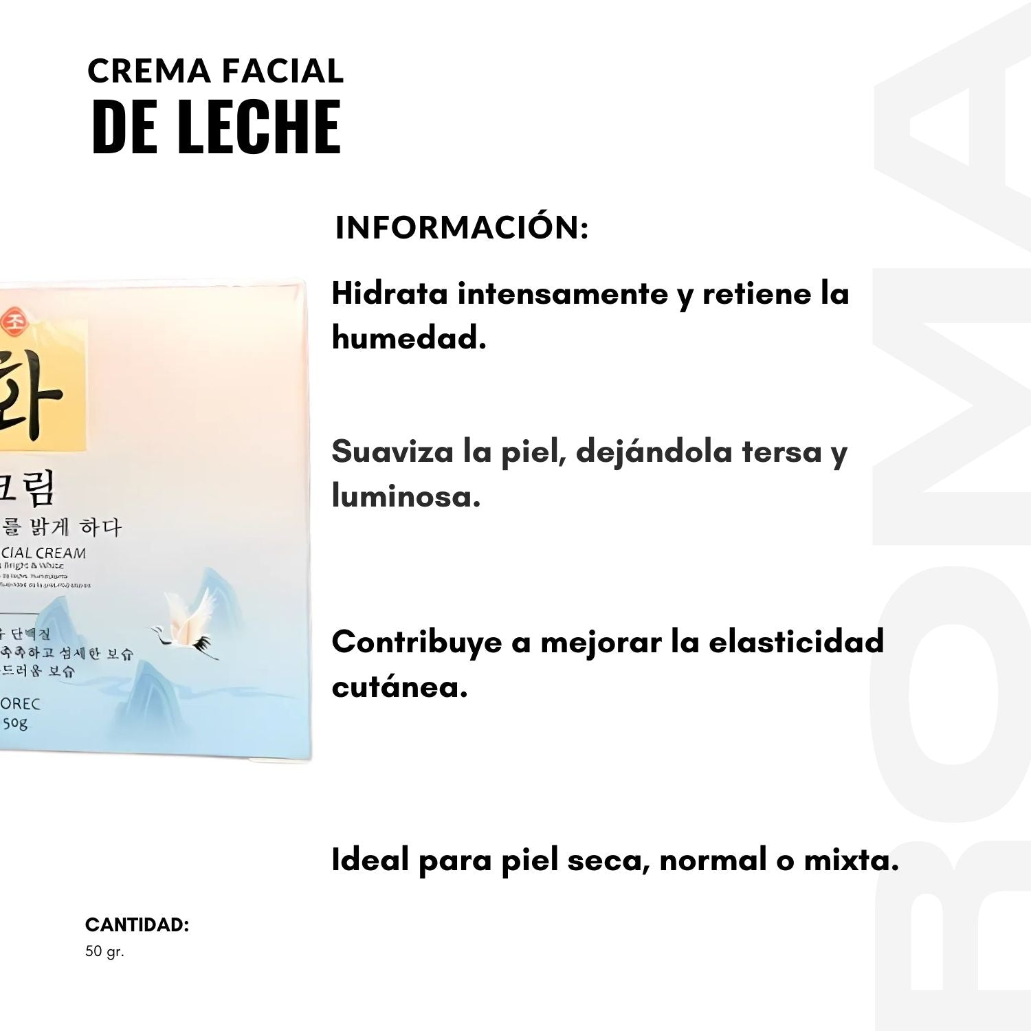 CREMA FACIAL DE LECHE 50G ROREC