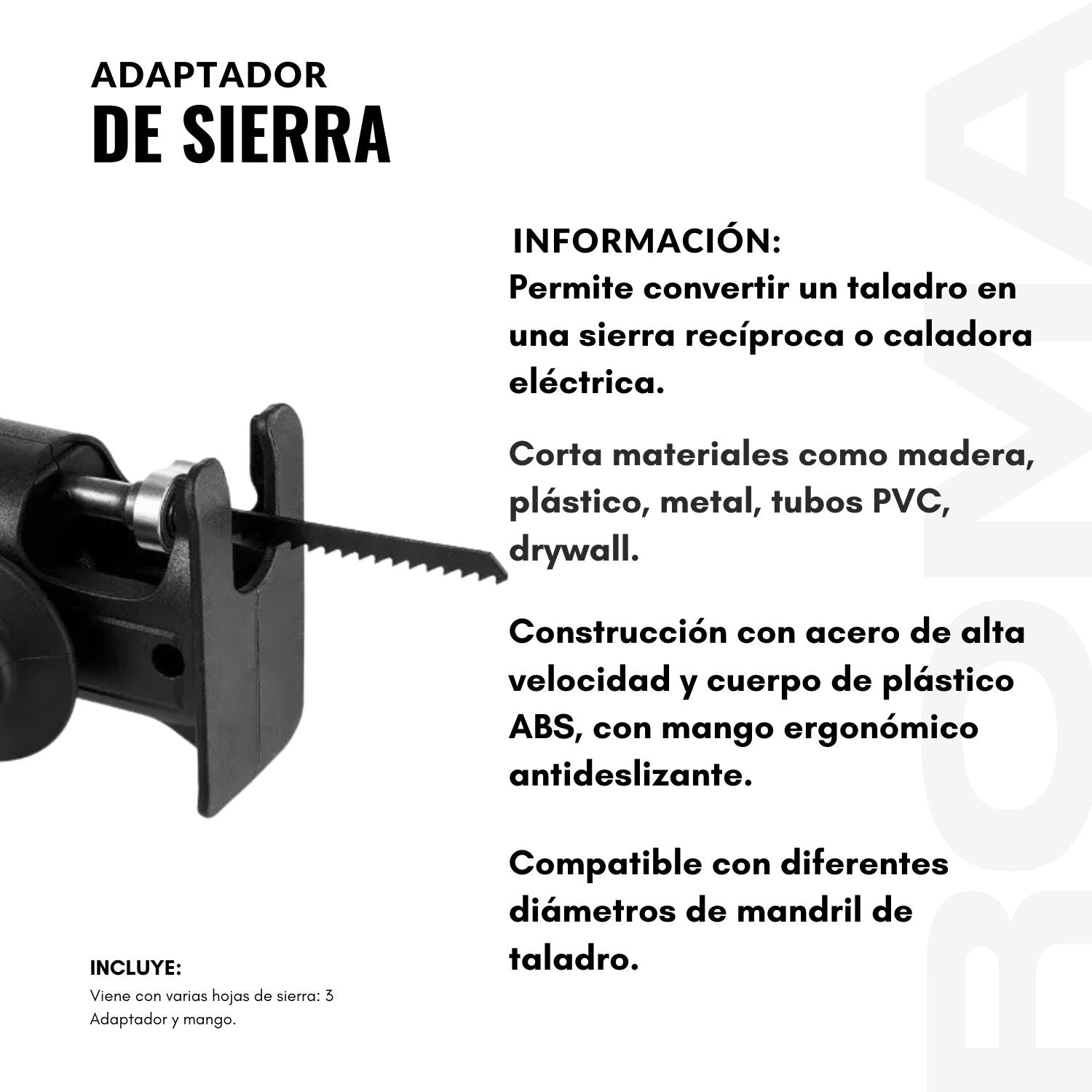 ADAPTADOR DE SIERRA