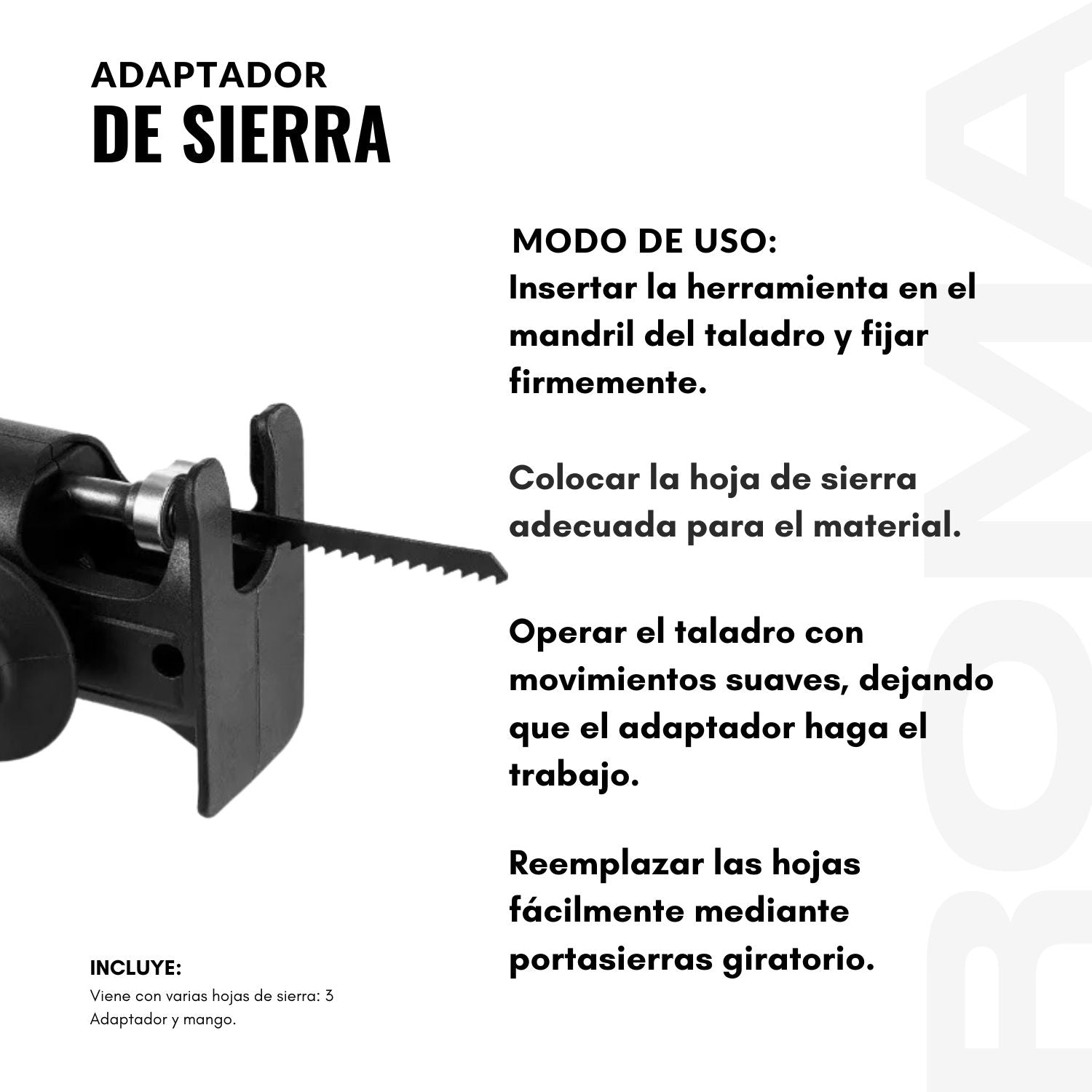 ADAPTADOR DE SIERRA